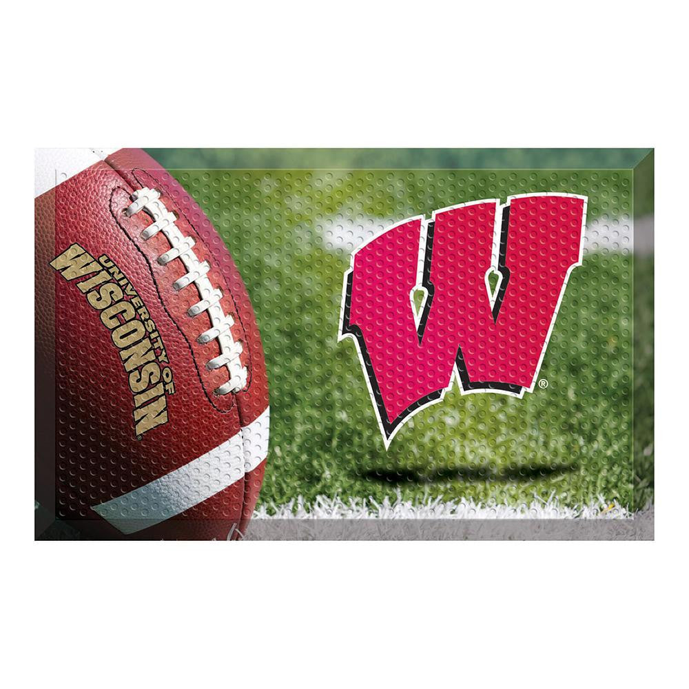 Wisconsin Badgers NCAA Scraper Doormat (19x30)