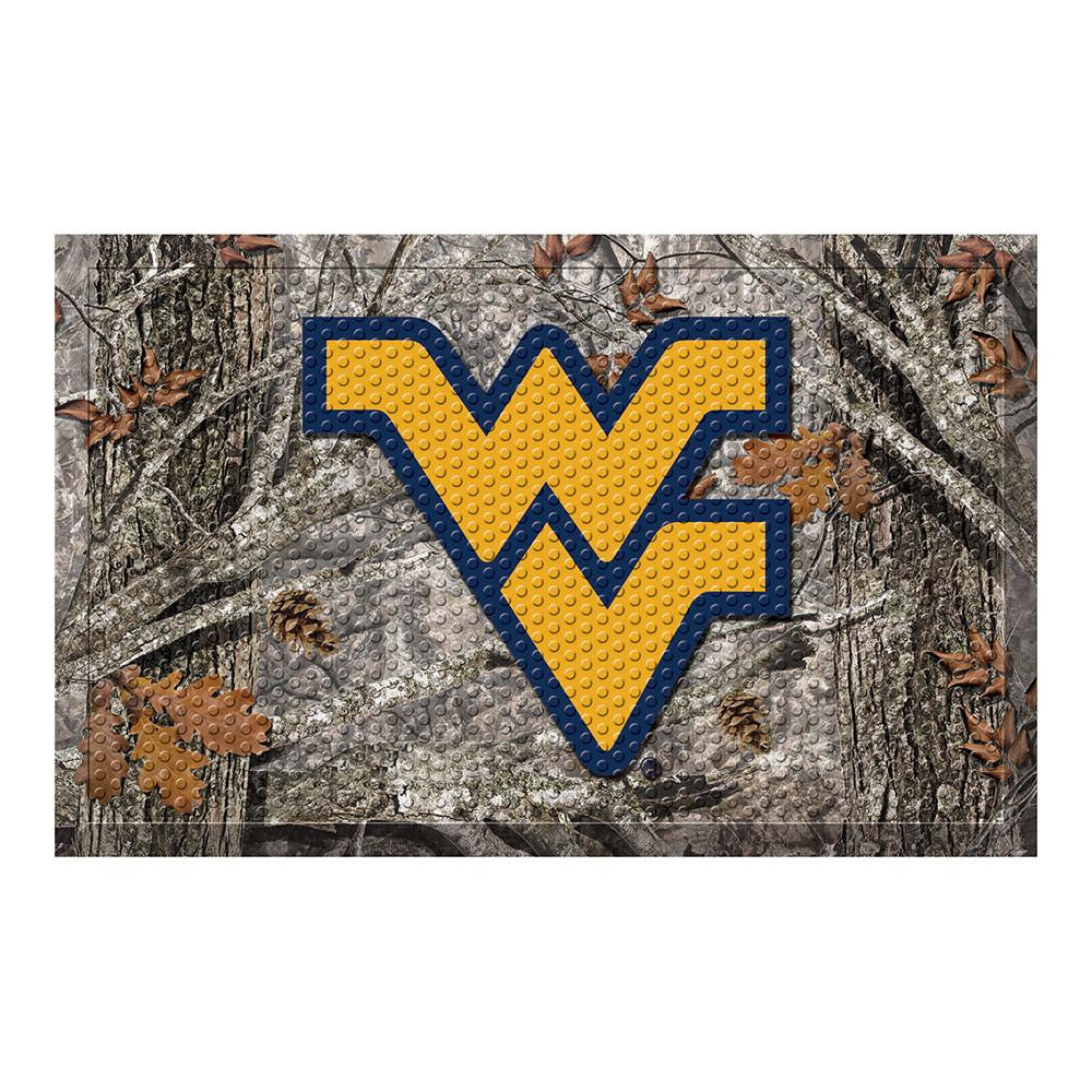 West Virginia Mountaineers NCAA Scraper Doormat (19x30)