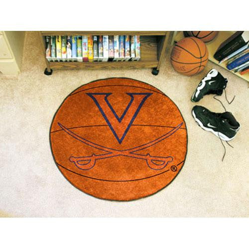 Virginia Cavaliers NCAA Basketball Round Floor Mat (29)