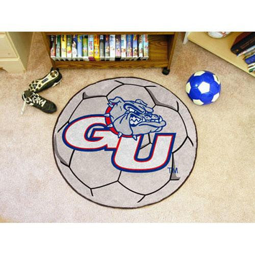 Gonzaga Bulldogs NCAA Soccer Ball Round Floor Mat (29)