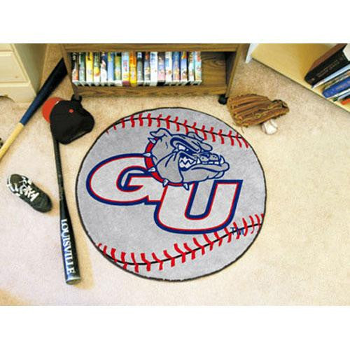 Gonzaga Bulldogs NCAA Baseball Round Floor Mat (29)