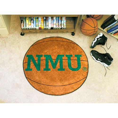 Northern Michigan Wildcats NCAA Basketball Round Floor Mat (29)