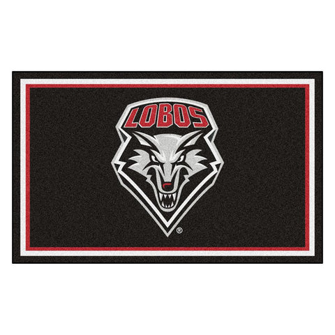 New Mexico Lobos NCAA 4x6 Rug (46x72)