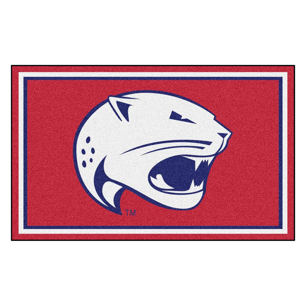 South Alabama Jaguars NCAA 4x6 Rug (46x72)