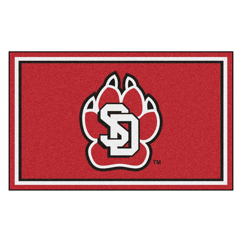 South Dakota Coyotes NCAA 4x6 Rug (46x72)