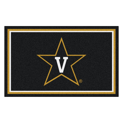 Vanderbilt Commodores NCAA 4x6 Rug (46x72)