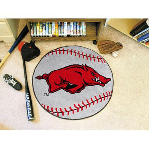 Arkansas Razorbacks NCAA Baseball Round Floor Mat (29)