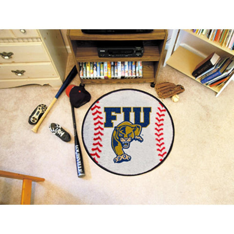 Florida International Golden Panthers NCAA Baseball Round Floor Mat (29)