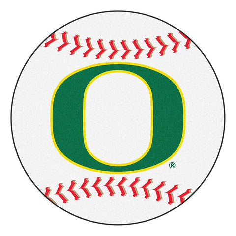 Oregon Ducks NCAA Baseball Round Floor Mat (29)