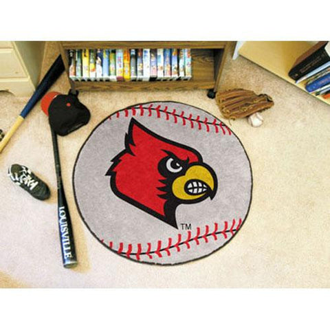 Louisville Cardinals NCAA Baseball Round Floor Mat (29)