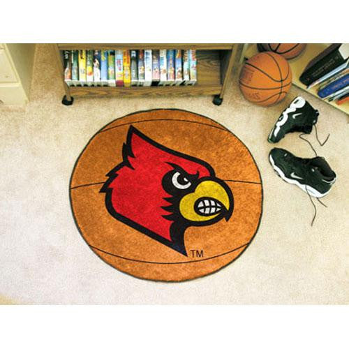 Louisville Cardinals NCAA Basketball Round Floor Mat (29)