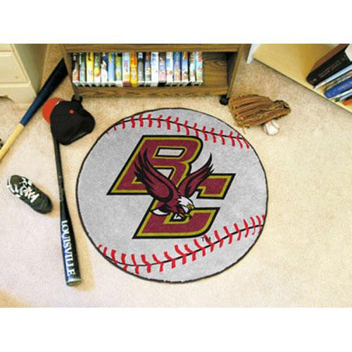 Boston College Golden Eagles NCAA Baseball Round Floor Mat (29)