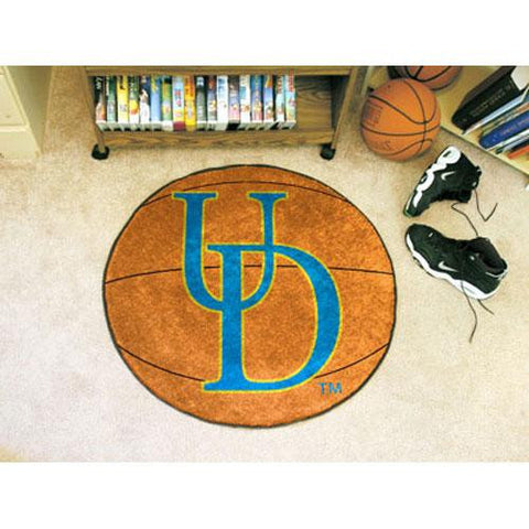 Delaware Fightin Blue Hens NCAA Basketball Round Floor Mat (29)