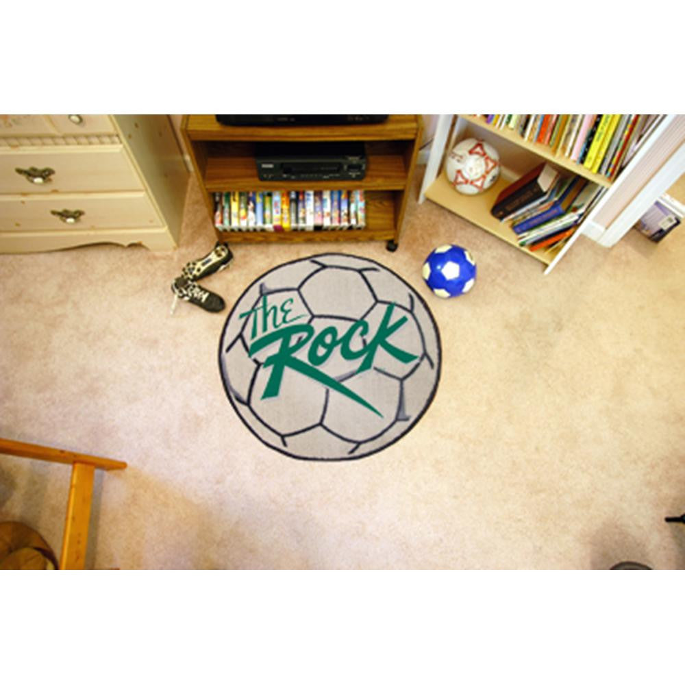 Slippery Rock NCAA Soccer Ball Round Floor Mat (29)