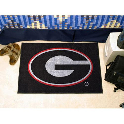 Georgia Bulldogs NCAA Starter Floor Mat (20x30) G Logo on Black