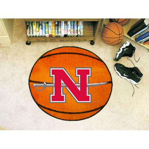 Nicholls State Colonels NCAA Basketball Round Floor Mat (29)