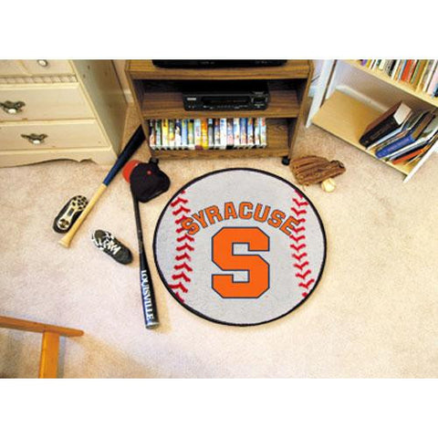 Syracuse Orangemen NCAA Baseball Round Floor Mat (29)