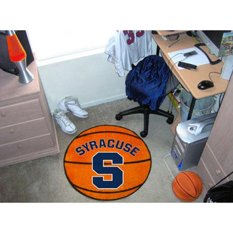 Syracuse Orangemen NCAA Basketball Round Floor Mat (29)