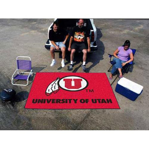 Utah Runnin Utes NCAA Ulti-Mat Floor Mat (5x8')