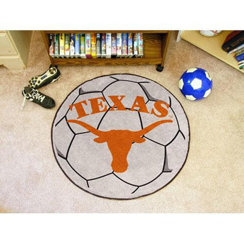 Texas Longhorns NCAA Soccer Ball Round Floor Mat (29)