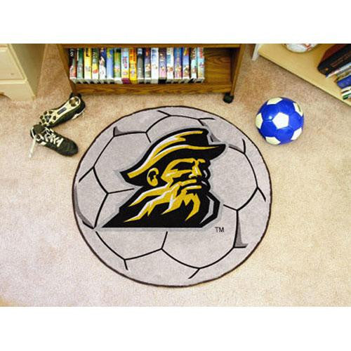 Appalachian State Mountaineers NCAA Soccer Ball Round Floor Mat (29)