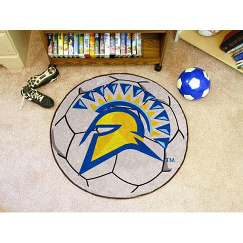 San Jose State Spartans NCAA Soccer Ball Round Floor Mat (29)