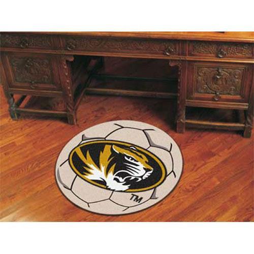 Missouri Tigers NCAA Soccer Ball Round Floor Mat (29)