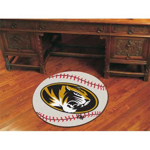 Missouri Tigers NCAA Baseball Round Floor Mat (29)