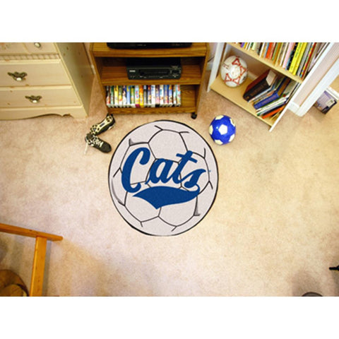 Montana State Bobcats NCAA Soccer Ball Round Floor Mat (29)