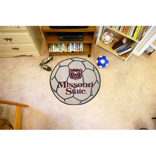 Missouri State Grizzlies NCAA Soccer Ball Round Floor Mat (29)