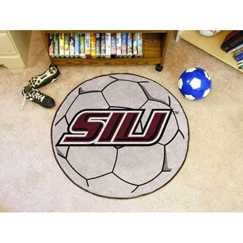 Southern Illinois Salukis NCAA Soccer Ball Round Floor Mat (29)