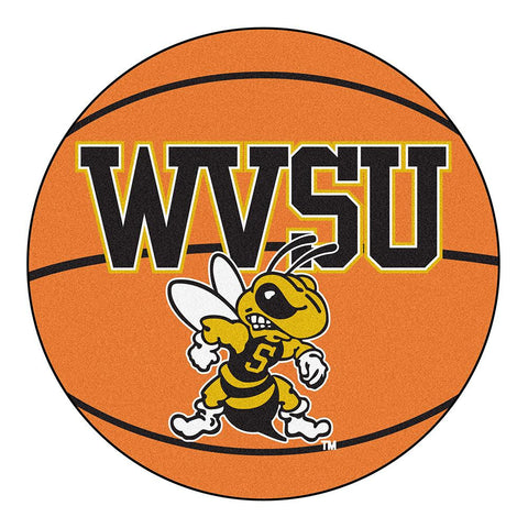 West Virginia State Yellow Jackets NCAA Basketball Round Floor Mat (29)