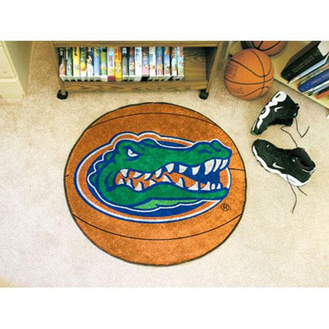 Florida Gators NCAA Basketball Round Floor Mat (29) Gator Head