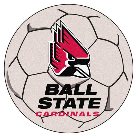 Ball State Cardinals NCAA Soccer Ball Round Floor Mat (29)