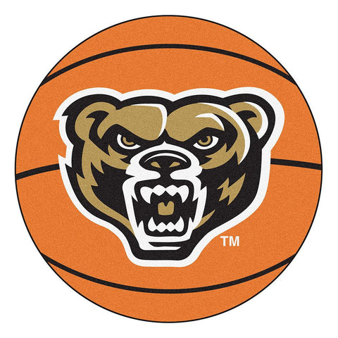 Oakland Golden Grizzles NCAA Basketball Round Floor Mat (29)