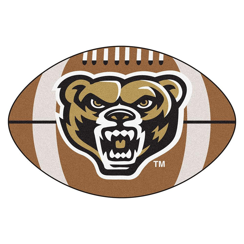 Oakland Golden Grizzles NCAA Football Floor Mat (22x35)