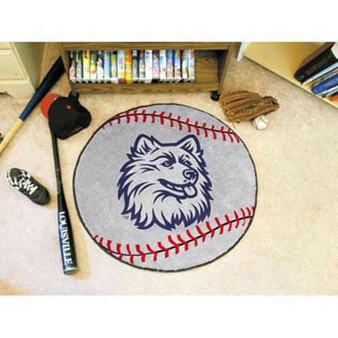 Connecticut Huskies NCAA Baseball Round Floor Mat (29)