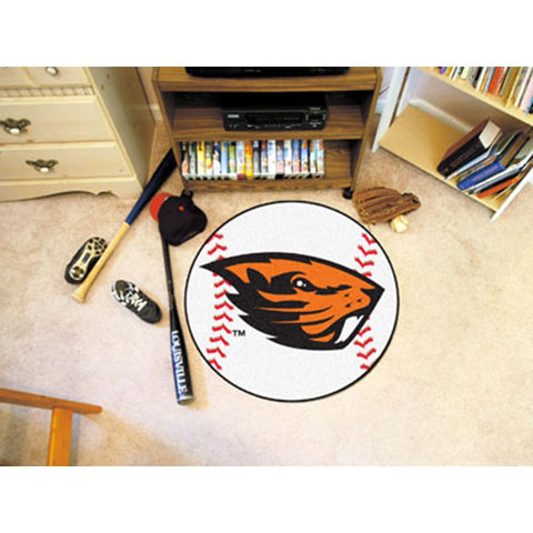 Oregon State Beavers NCAA Baseball Round Floor Mat (29)