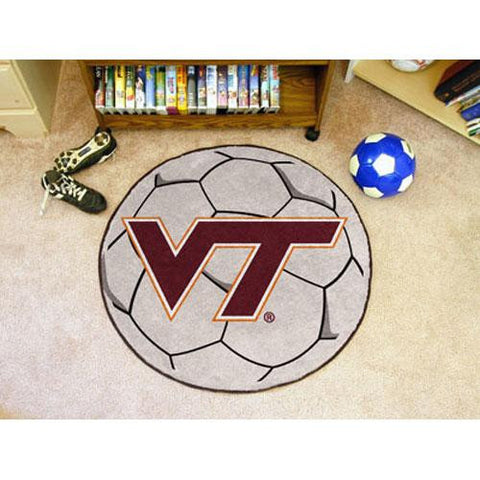 Virginia Tech Hokies NCAA Soccer Ball Round Floor Mat (29)