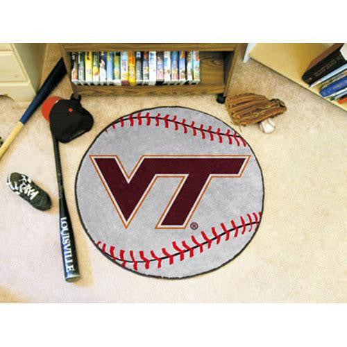 Virginia Tech Hokies NCAA Baseball Round Floor Mat (29)