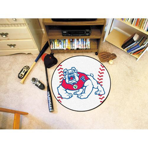 Fresno State Bulldogs NCAA Baseball Round Floor Mat (29)