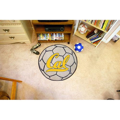 California Golden Bears NCAA Soccer Ball Round Floor Mat (29)