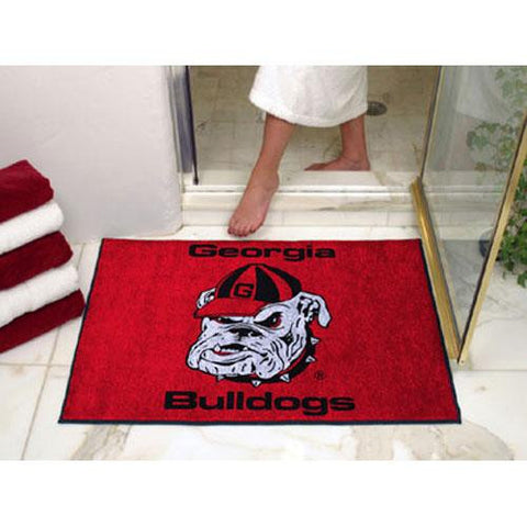 Georgia Bulldogs NCAA All-Star Floor Mat (34x45) Bulldog Logo