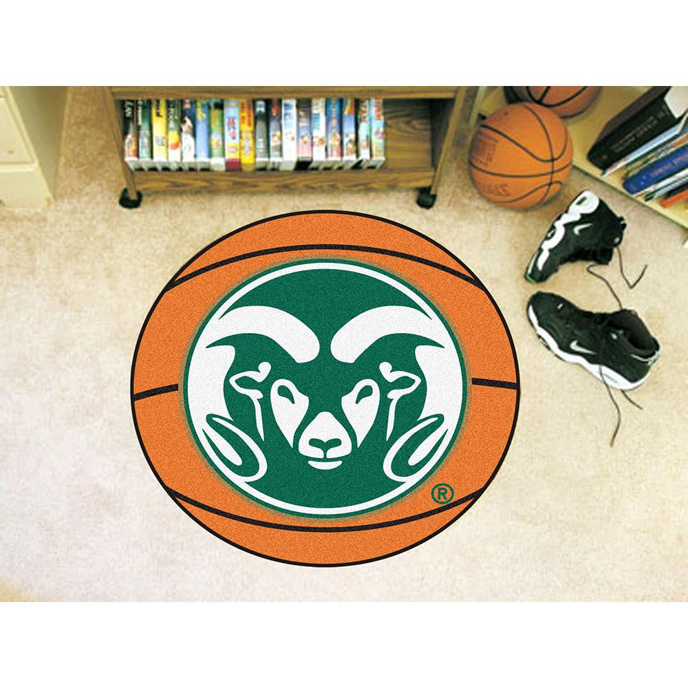 Colorado State Rams NCAA Basketball Round Floor Mat (29)