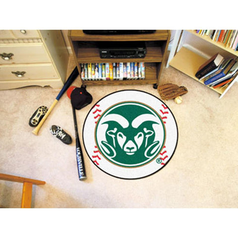 Colorado State Rams NCAA Baseball Round Floor Mat (29)