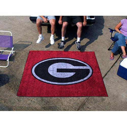 Georgia Bulldogs NCAA Tailgater Floor Mat (5'x6') G Logo on Red