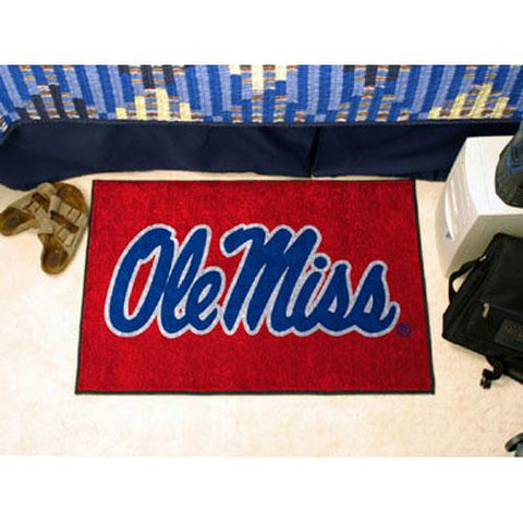 Mississippi Rebels NCAA Starter Floor Mat (20x30) Ole Miss Logo