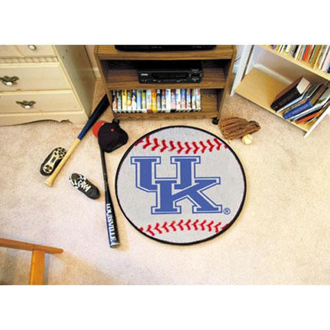 Kentucky Wildcats NCAA Baseball Round Floor Mat (29) UK Logo