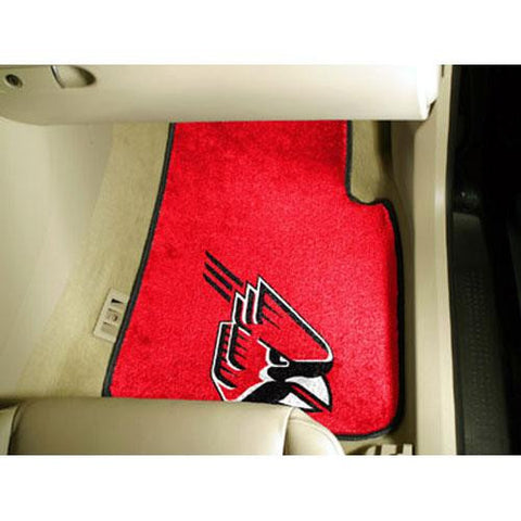 Ball State Cardinals NCAA Car Floor Mats (2 Front)