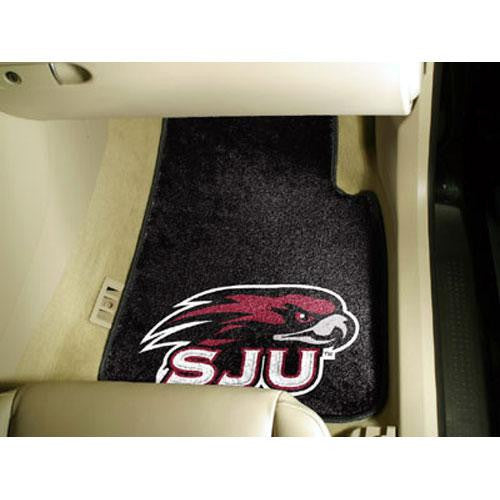 Saint Joseph's Hawks NCAA Car Floor Mats (2 Front)